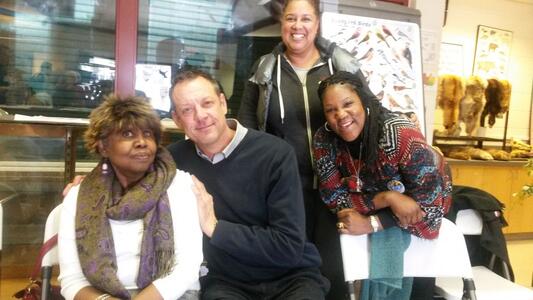 Friends of East Rock Park including former FERP leader Betty Thompson