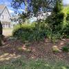 The front entrance garden at Cherry Ann Park, with new mulch and perennials