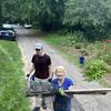 Tim and Nan cleaning up!