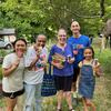 Pam brought us strawberry popsicles!