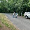 Millie and Judy joining us - they were picking up trash they saw along the way! 