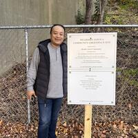 Tashi and Mulberry Jam's sign! 